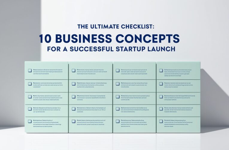 The Ultimate Checklist: 10 Business Concepts for a Successful Startup Launch