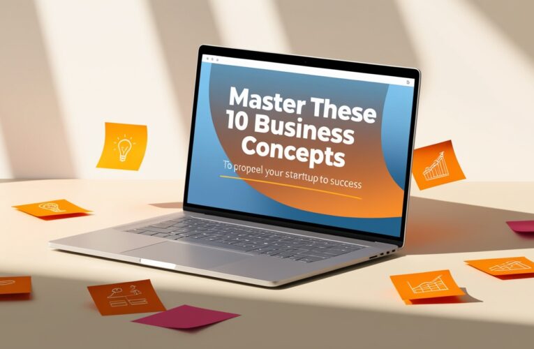 Master These 10 Business Concepts to Propel Your Startup to Success