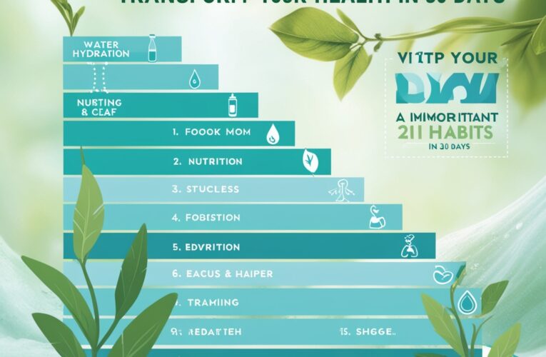 10 Daily Habits to Transform Your Health in Just 30 Days